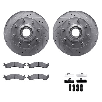 DFC® - PRO-KIT 5000+ Drilled and Slotted Front Brake Kit