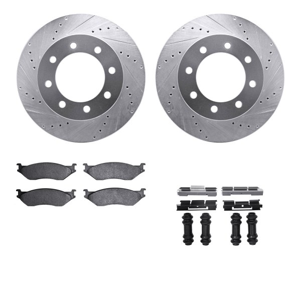 DFC® - PRO-KIT 5000+ Drilled and Slotted Front Brake Kit