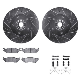 DFC® - PRO-KIT 5000+ Drilled and Slotted Front Brake Kit