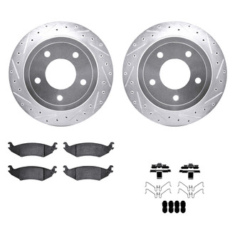 DFC® - PRO-KIT 5000+ Drilled and Slotted Rear Brake Kit