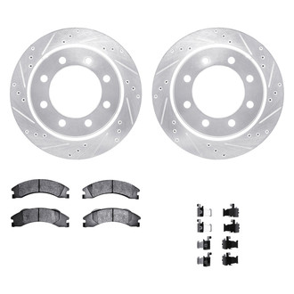 DFC® - PRO-KIT 5000+ Drilled and Slotted Rear Brake Kit