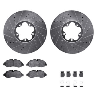 DFC® - PRO-KIT 5000+ Drilled and Slotted Front Brake Kit