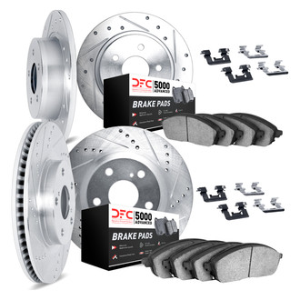 DFC® - PRO-KIT 5000 Drilled and Slotted Brake Kit