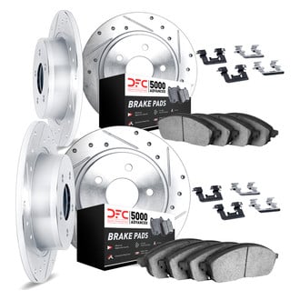 DFC® - PRO-KIT 5000+ Drilled and Slotted Front and Rear Brake Kit