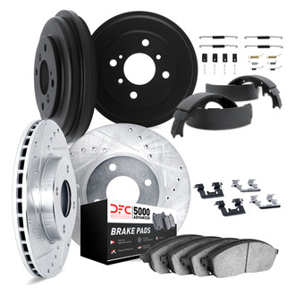 DFC® - PRO-KIT 5000+ Drilled and Slotted Front and Rear Brake Kit