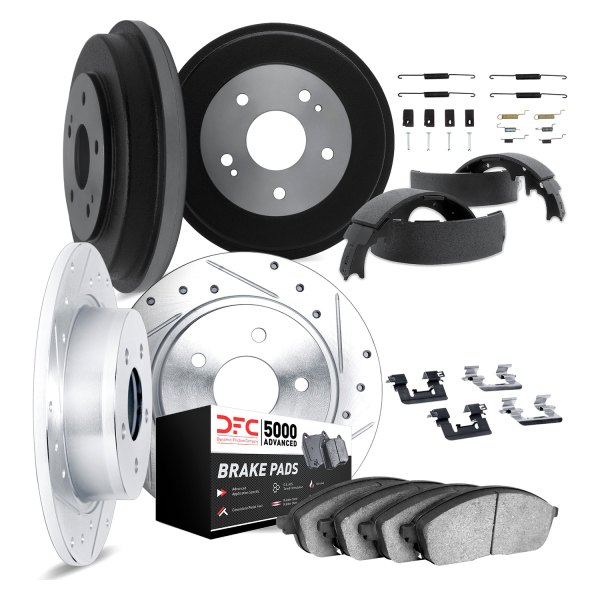 DFC® - PRO-KIT 5000+ Drilled and Slotted Front and Rear Brake Kit