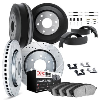 DFC® 7514-76030 - PRO-KIT 5000+ Drilled and Slotted Front and Rear Brake Kit
