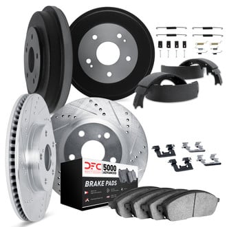 DFC® - PRO-KIT 5000+ Drilled and Slotted Front and Rear Brake Kit