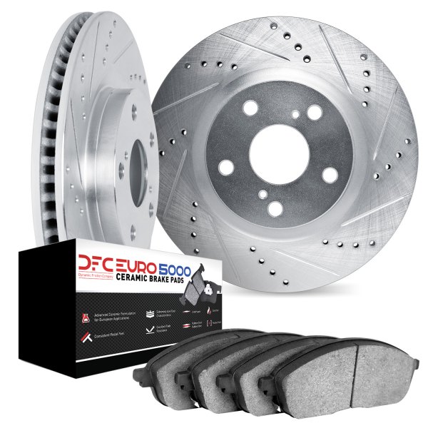 DFC® - EURO-KIT 5000 Drilled and Slotted Front Brake Kit