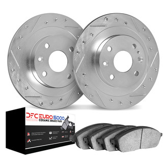 DFC® - EURO-KIT 5000 Drilled and Slotted Front Brake Kit