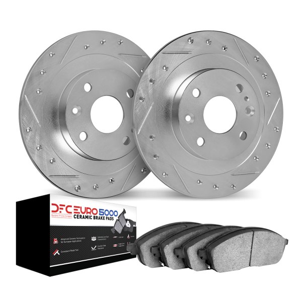 DFC® - EURO-KIT 5000 Drilled and Slotted Rear Brake Kit