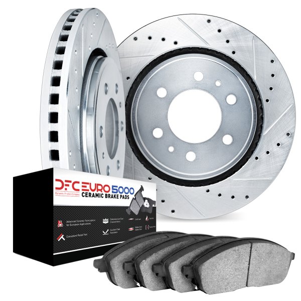 DFC® - EURO-KIT 5000 Drilled and Slotted Front Brake Kit