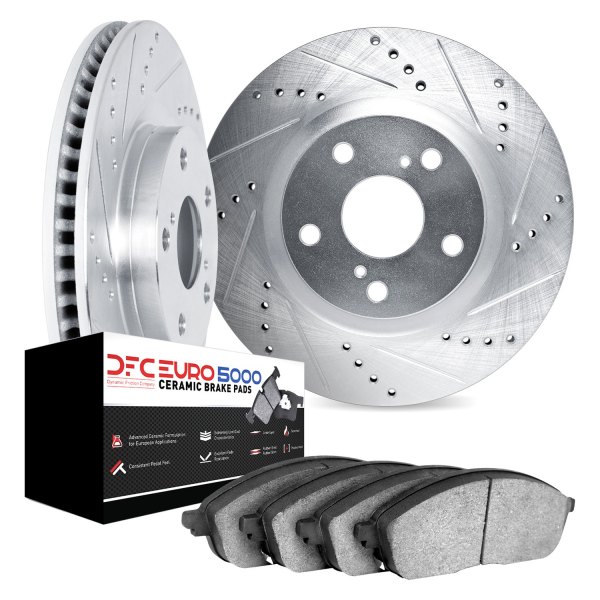 DFC® - EURO-KIT 5000 Drilled and Slotted Front Brake Kit