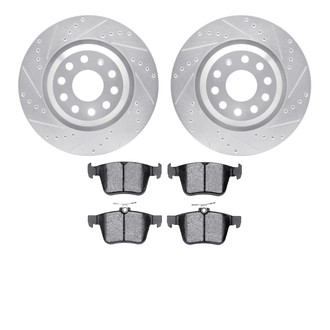 DFC® - EURO-KIT 5000 Drilled and Slotted Brake Kit