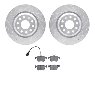 DFC® - EURO-KIT 5000 Drilled and Slotted Brake Kit