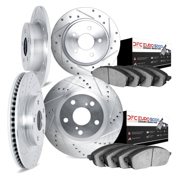 DFC® - EURO-KIT 5000 Drilled and Slotted Front and Rear Brake Kit