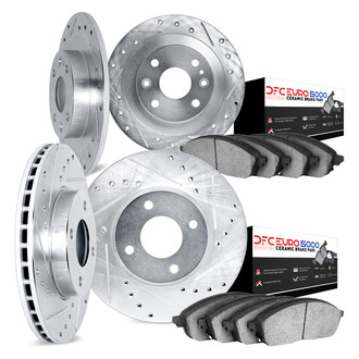 DFC® - EURO-KIT 5000 Drilled and Slotted Front and Rear Brake Kit
