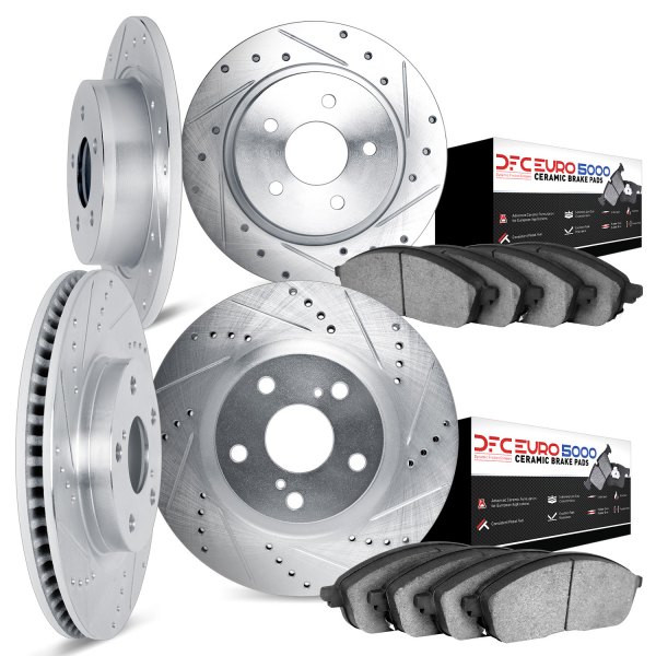 DFC® - EURO-KIT 5000 Drilled and Slotted Front and Rear Brake Kit