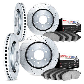 DFC® - EURO-KIT 5000 Drilled and Slotted Brake Kit