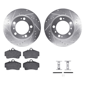 DFC® - EURO-KIT 5000+ Drilled and Slotted Rear Brake Kit