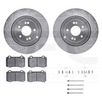 DFC® - EURO-KIT 5000+ Drilled and Slotted Rear Brake Kit