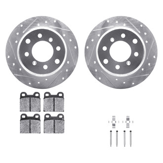 DFC® - EURO-KIT 5000+ Drilled and Slotted Rear Brake Kit