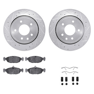 DFC® - EURO-KIT 5000+ Drilled and Slotted Rear Brake Kit