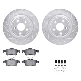 DFC® - EURO-KIT 5000+ Drilled and Slotted Rear Brake Kit
