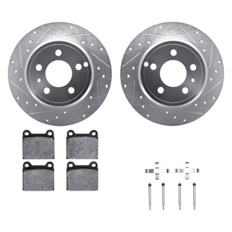 DFC® - EURO-KIT 5000+ Drilled and Slotted Rear Brake Kit