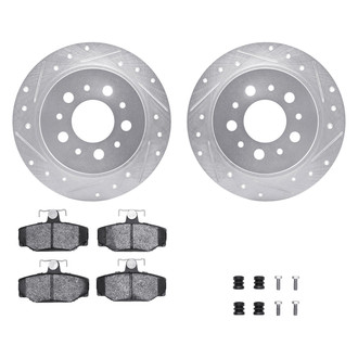 DFC® - EURO-KIT 5000+ Drilled and Slotted Rear Brake Kit