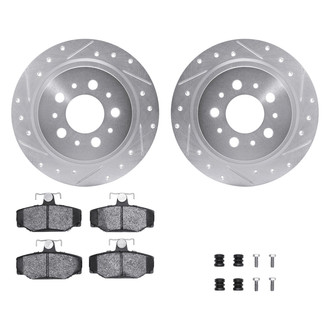 DFC® - EURO-KIT 5000+ Drilled and Slotted Rear Brake Kit