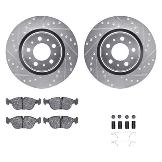 DFC® - EURO-KIT 5000+ Drilled and Slotted Front Brake Kit