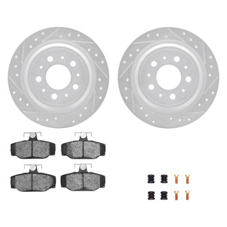 DFC® - EURO-KIT 5000+ Drilled and Slotted Rear Brake Kit