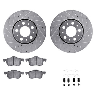 DFC® - EURO-KIT 5000+ Drilled and Slotted Front Brake Kit