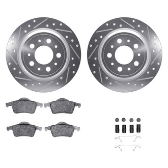 DFC® - EURO-KIT 5000+ Drilled and Slotted Rear Brake Kit