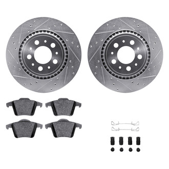 DFC® - EURO-KIT 5000+ Drilled and Slotted Rear Brake Kit