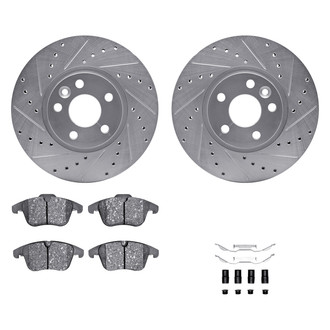 DFC® - EURO-KIT 5000 Drilled and Slotted Brake Kit