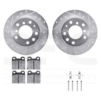 DFC® - EURO-KIT 5000+ Drilled and Slotted Rear Brake Kit