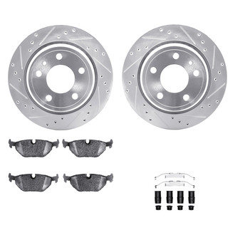 DFC® - EURO-KIT 5000+ Drilled and Slotted Rear Brake Kit