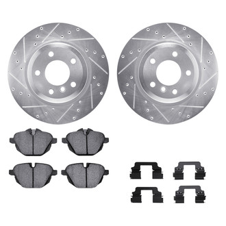 DFC® - EURO-KIT 5000+ Drilled and Slotted Rear Brake Kit