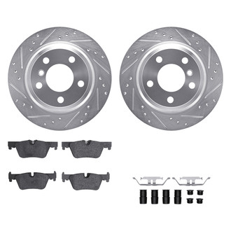 DFC® - EURO-KIT 5000+ Drilled and Slotted Rear Brake Kit