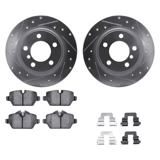 DFC® - EURO-KIT 5000+ Drilled and Slotted Rear Brake Kit