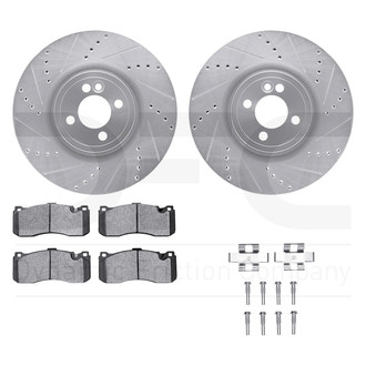 DFC® - EURO-KIT 5000+ Drilled and Slotted Front Brake Kit