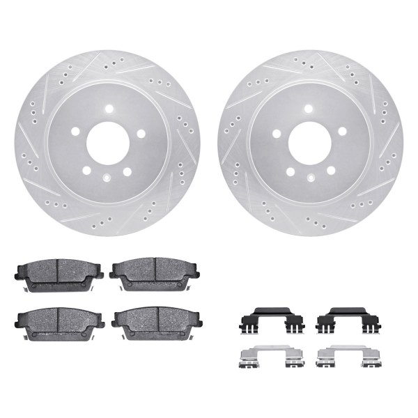 DFC® - EURO-KIT 5000+ Drilled and Slotted Rear Brake Kit