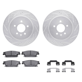 DFC® - EURO-KIT 5000+ Drilled and Slotted Rear Brake Kit