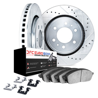 DFC® - EURO-KIT 5000+ Drilled and Slotted Rear Brake Kit