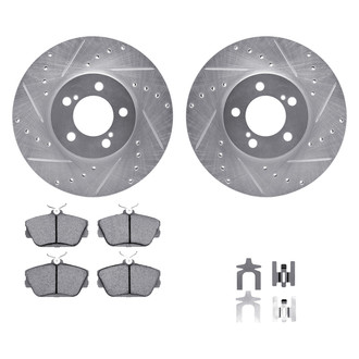 DFC® - EURO-KIT 5000+ Drilled and Slotted Front Brake Kit