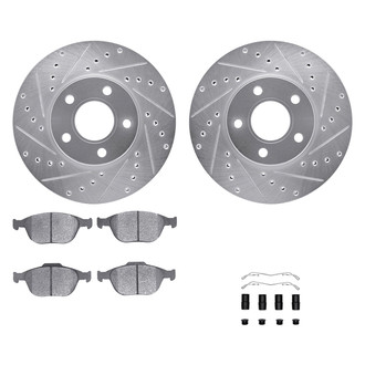 DFC® - EURO-KIT 5000+ Drilled and Slotted Front Brake Kit