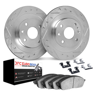 DFC® - EURO-KIT 5000+ Drilled and Slotted Front Brake Kit