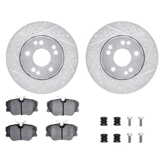 DFC® - EURO-KIT 5000+ Drilled and Slotted Front Brake Kit